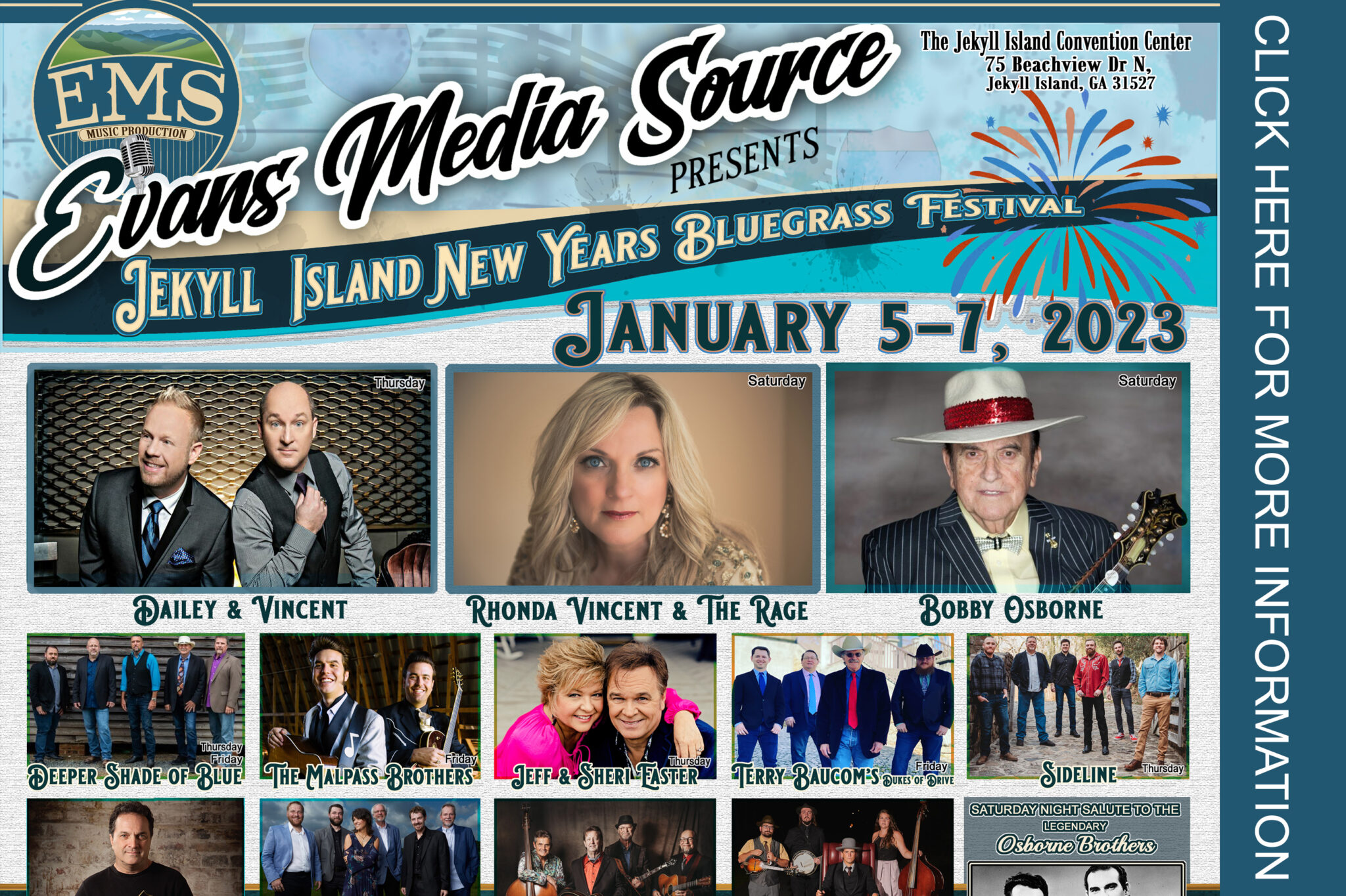Jekyll Island New Year's Bluegrass Festival Evans Media Source, LLC