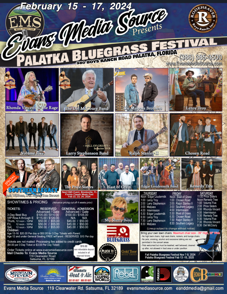Palatka Bluegrass Festival Evans Media Source (EMS), LLC